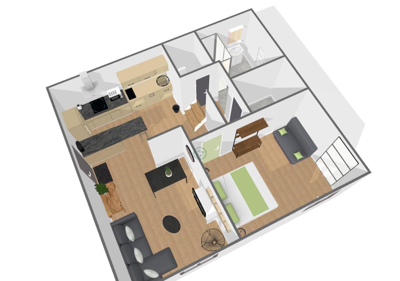"Cozy Zen" 1 Grande Chambre - Calme - Arrivee Autonome - 6 Pers - Parking Gratuit Тур Экстерьер фото